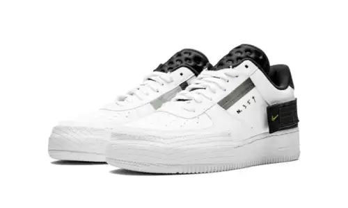 Nike Air Force 1 Low Drop Type White Black Volt F53416