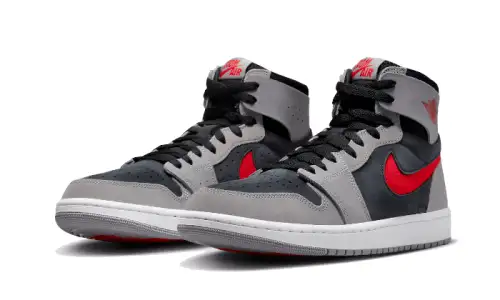 Air Jordan 1 High Zoom Air CMFT 2 Black Fire Red Cement 