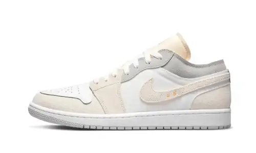 Air Jordan 1 Low Inside Out Cream White Light Grey 8101734