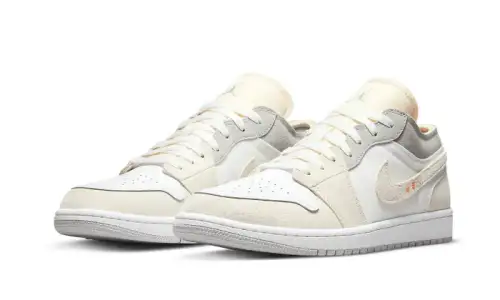 Air Jordan 1 Low Inside Out Cream White Light Grey 8101734