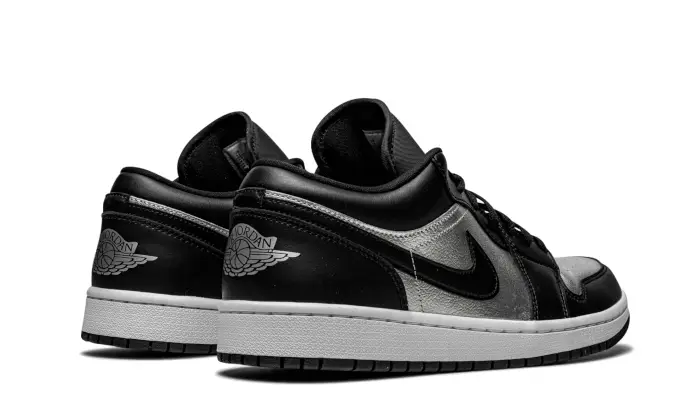 Air Jordan 1 Low SE Black Metallic Silver 