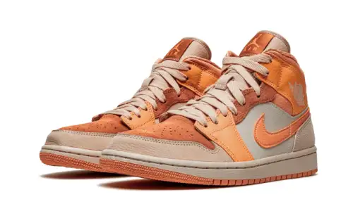 Air Jordan 1 Mid Apricot Orange 86BB386