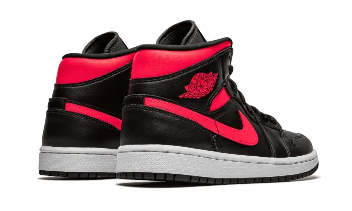 Air Jordan 1 Mid Black Siren Red 