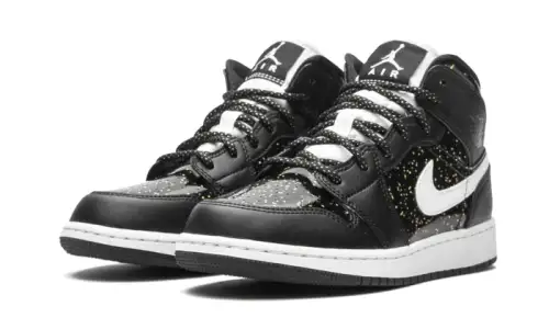 Air Jordan 1 Mid Black Speckle AE039945