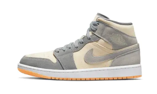 Air Jordan 1 Mid Coconut Milk Particle Grey 8FCDB171