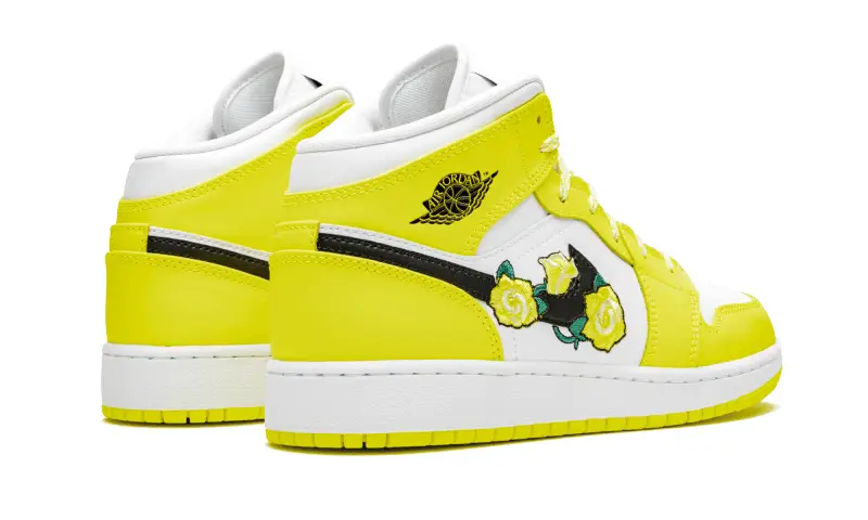 Air Jordan 1 Mid Dynamic Yellow 