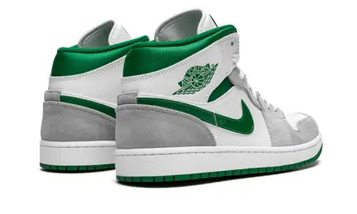 Air Jordan 1 Mid Grey Green 