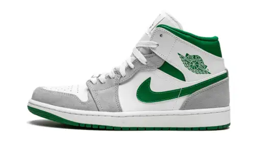 Air Jordan 1 Mid Grey Green 