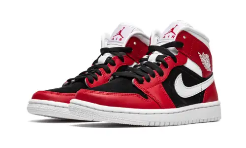Air Jordan 1 Mid Gym Red Black 