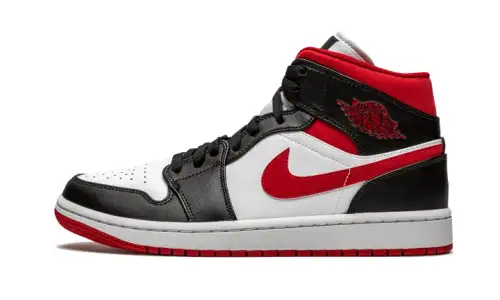Air Jordan 1 Mid Gym Red Black White E7A5540