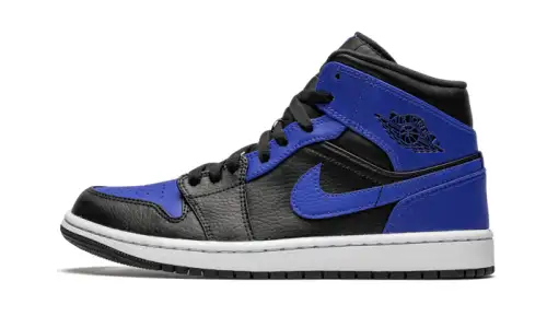 Air Jordan 1 Mid Hyper Royal Tumbled Leather 1F6CF1599