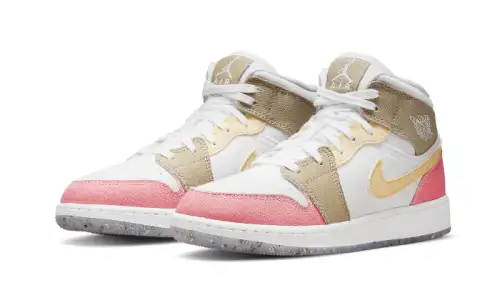 Air Jordan 1 Mid Pastel Grind 593B3202