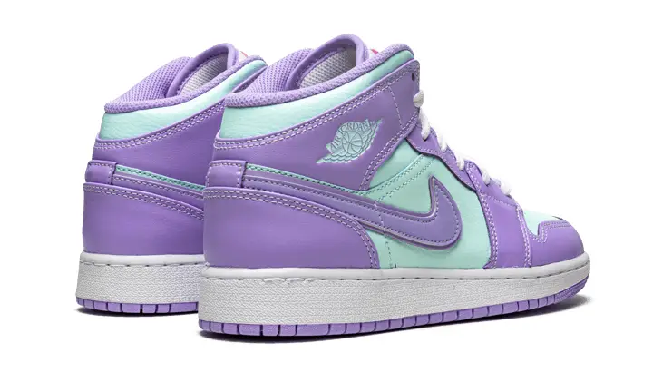 Air Jordan 1 Mid Purple Aqua 