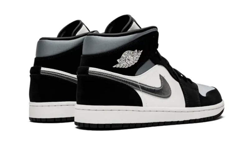 Air Jordan 1 Mid Satin Grey Toe 