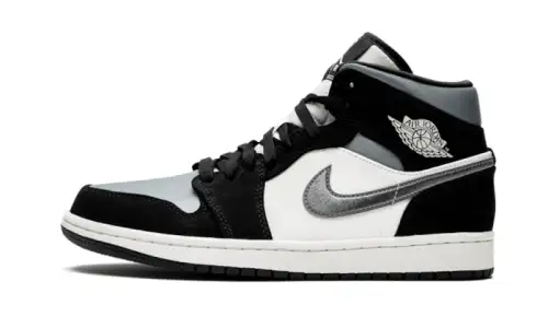 Air Jordan 1 Mid Satin Grey Toe