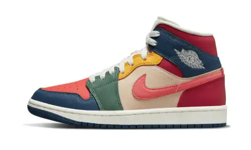 Air Jordan 1 Mid SE Multi-color 