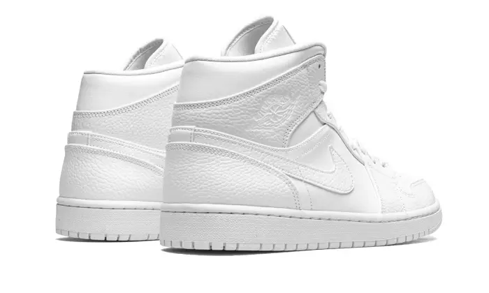 Air Jordan 1 Mid Triple White (2020) 