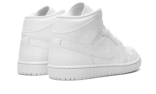 Air Jordan 1 Mid Triple White (2022) 