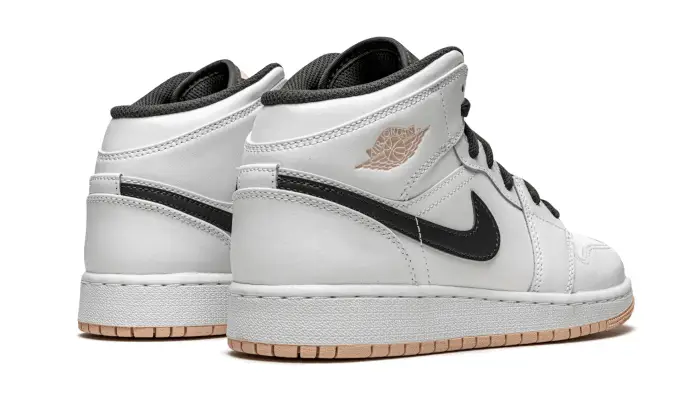 Air Jordan 1 Mid White Arctic Orange 