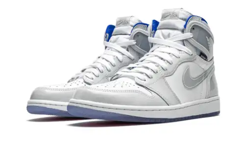 Air Jordan 1 Retro High Zoom White Racer Blue 