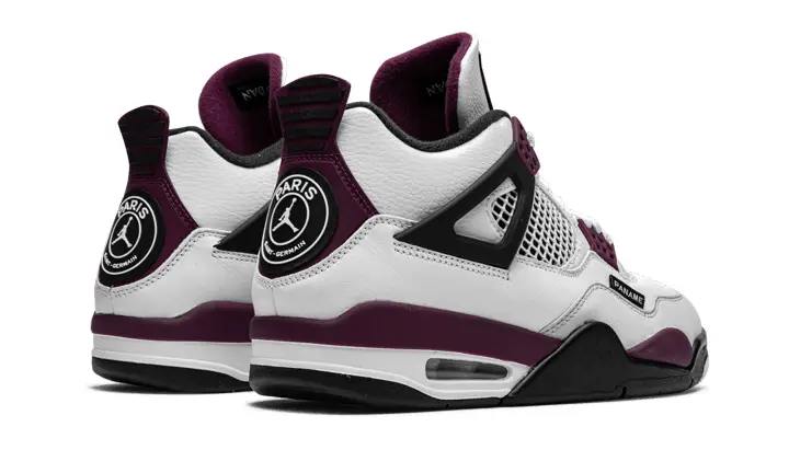Air Jordan 4 PSG Neutral Grey Bordeaux 