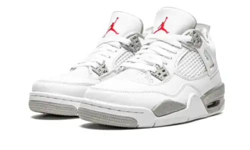 Air Jordan 4 Tech White (White Oreo) 