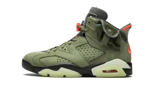 Air Jordan 6 Travis Scott Medium Olive 