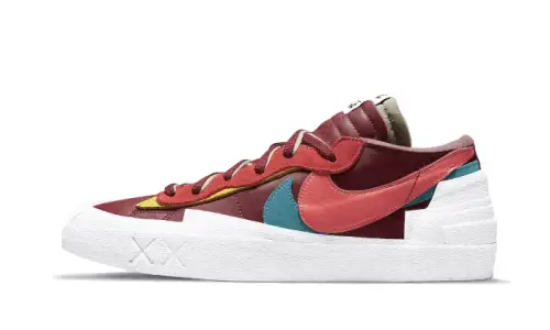 Nike Blazer Low Sacai Kaws Team Red 