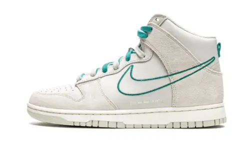 Nike Dunk High First Use Light Bone Green Noise 