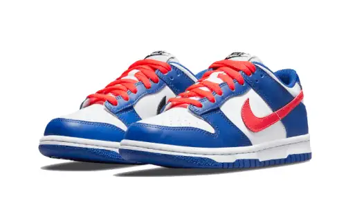 Nike Dunk Low White Royal Red 