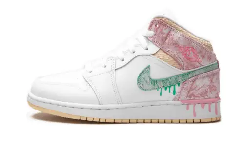 Air Jordan 1 Mid SE Paint Drip 