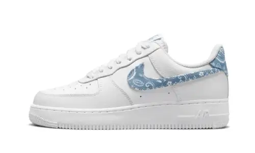 Nike Air Force 1 Low '07 Essential White Worn Blue Paisley 61031720