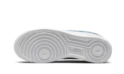Nike Air Force 1 Low '07 Essential White Worn Blue Paisley