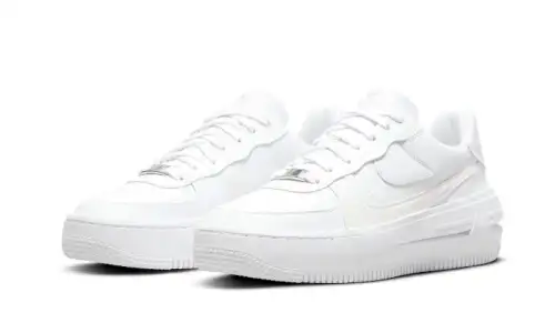 Nike Air Force 1 Low Platform Triple White 28217357