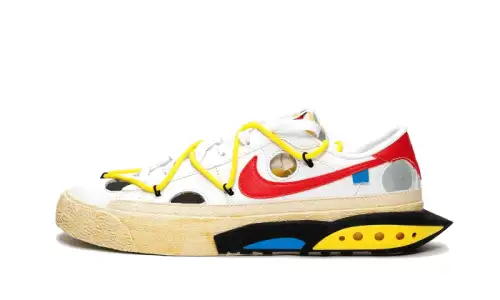 Nike Blazer Low Off-White White University Red F5FA439