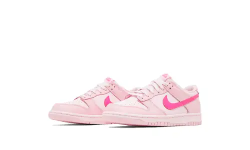 Nike Dunk Low Triple Pink Enfant (PS)