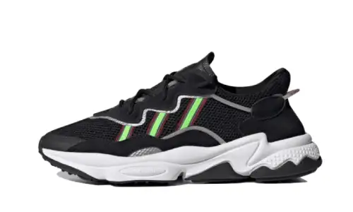 Adidas Ozweego Core Black Solar Green