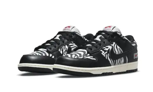 Nike SB Dunk Low Quartersnacks Zebra 83E935